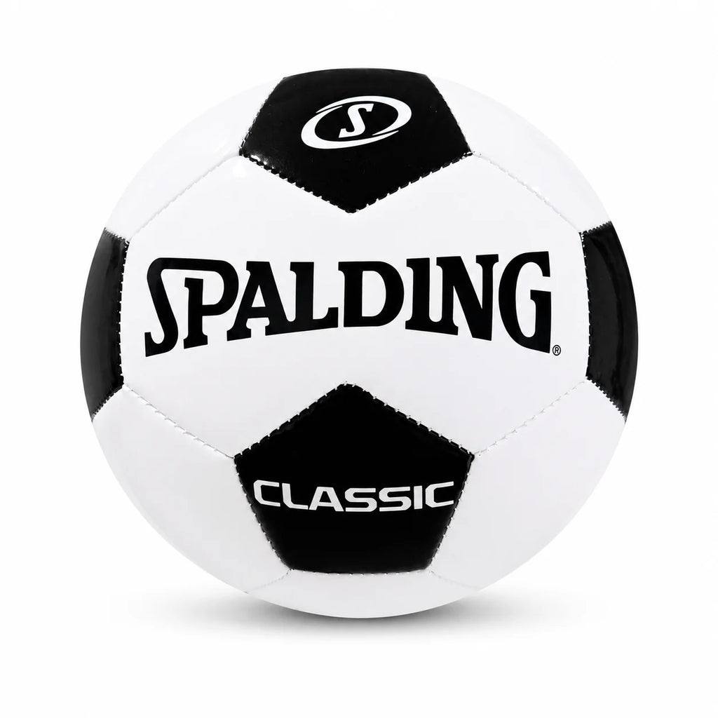 Balón Classic Football N°5 Blanco y Negro- Spalding®