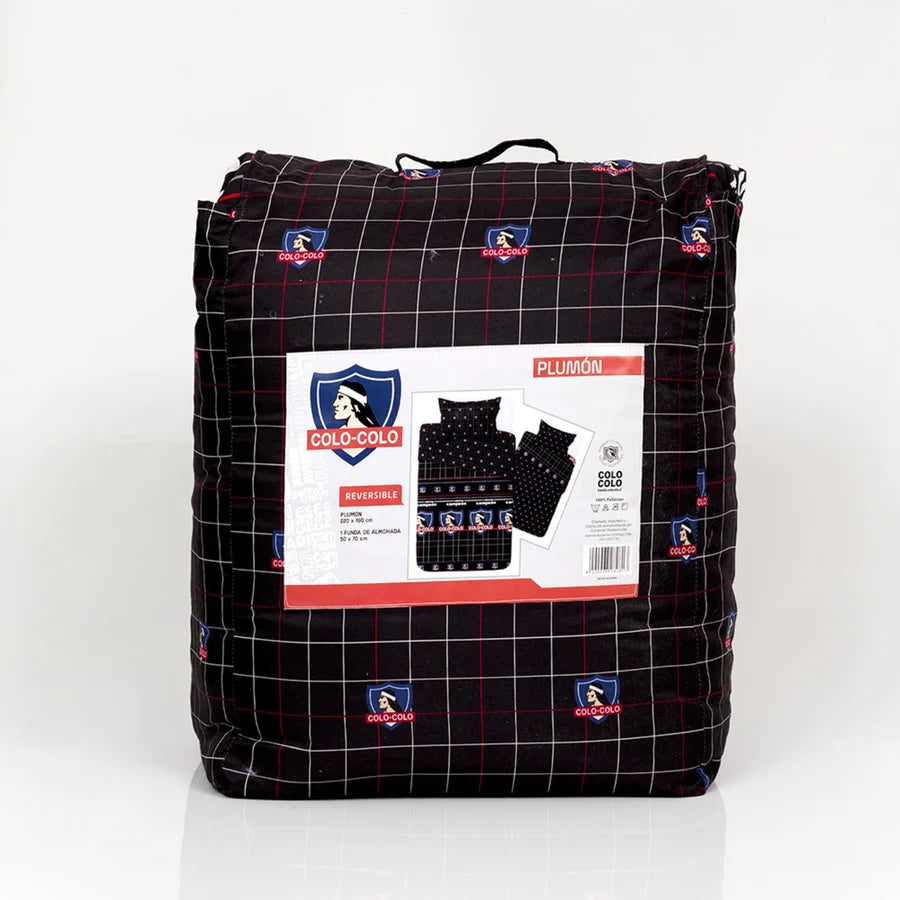 Plumón Reversible Colo-Colo "Eterno Campeón"2.0 Plazas - Mashini®