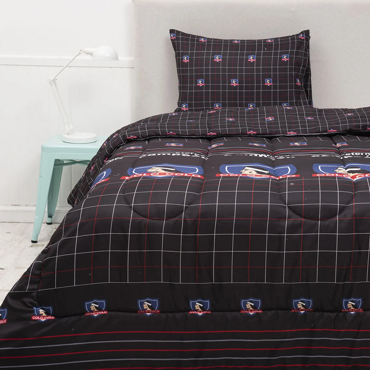 Plumón Reversible Colo-Colo "Eterno Campeón"1.5 Plazas - Mashini®