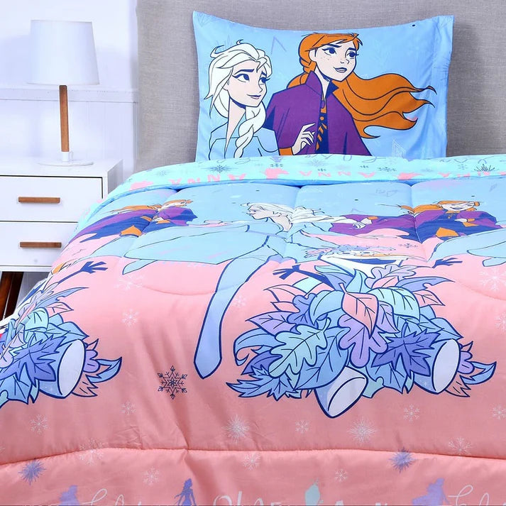 Plumón Infantil Frozen Olaf - 1.5 Plazas Reversible