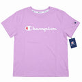 Polera mujer Champion lila con logo Script