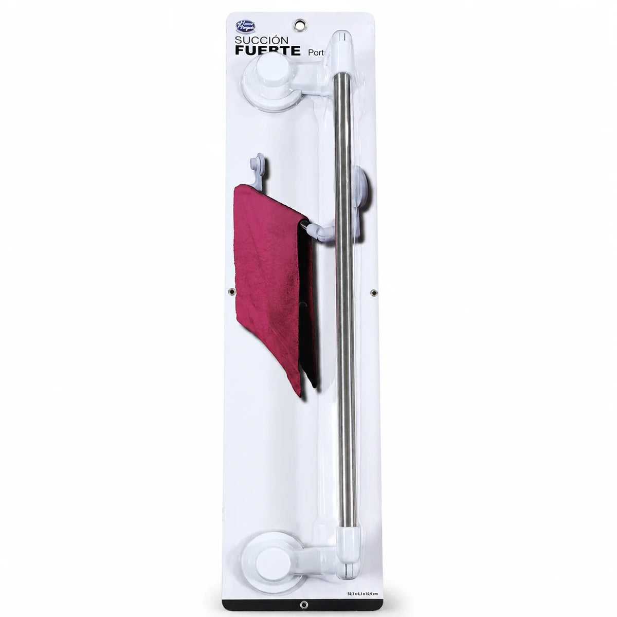 PORTA TOALLA CON SUCCION - NUEVO HOGAR®