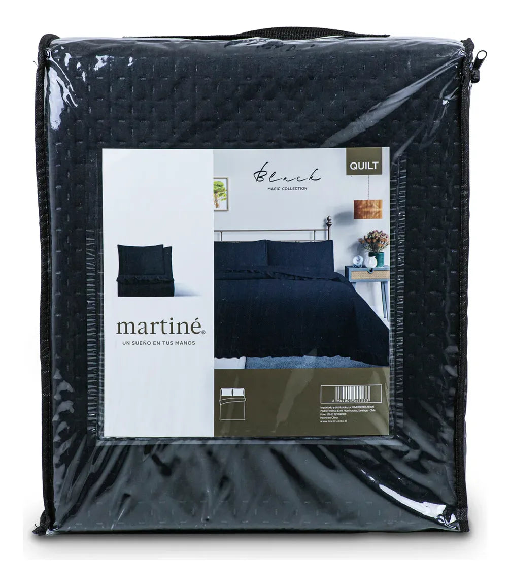 Empaque quilt Martiné Black Magic Collection 2 plazas