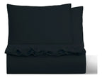 Quilt Martiné Magic Collection negro 2 plazas con fundas