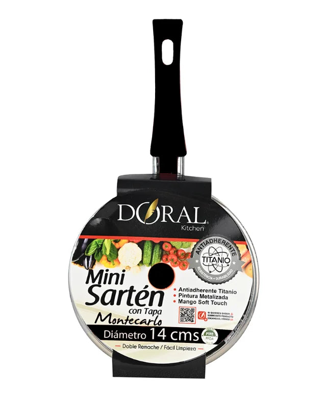 Sartén Montecarlo Doral 14 cm
