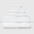 Set de 6 Toallas Cannon Home – 100% Algodón / Blanco Liso