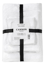 Set de 6 Toallas Cannon Home – 100% Algodón / Blanco Liso