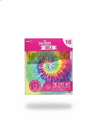 kit Pijama talla 16 Tie Dye lover 100% algodón  2 piezas polera y short