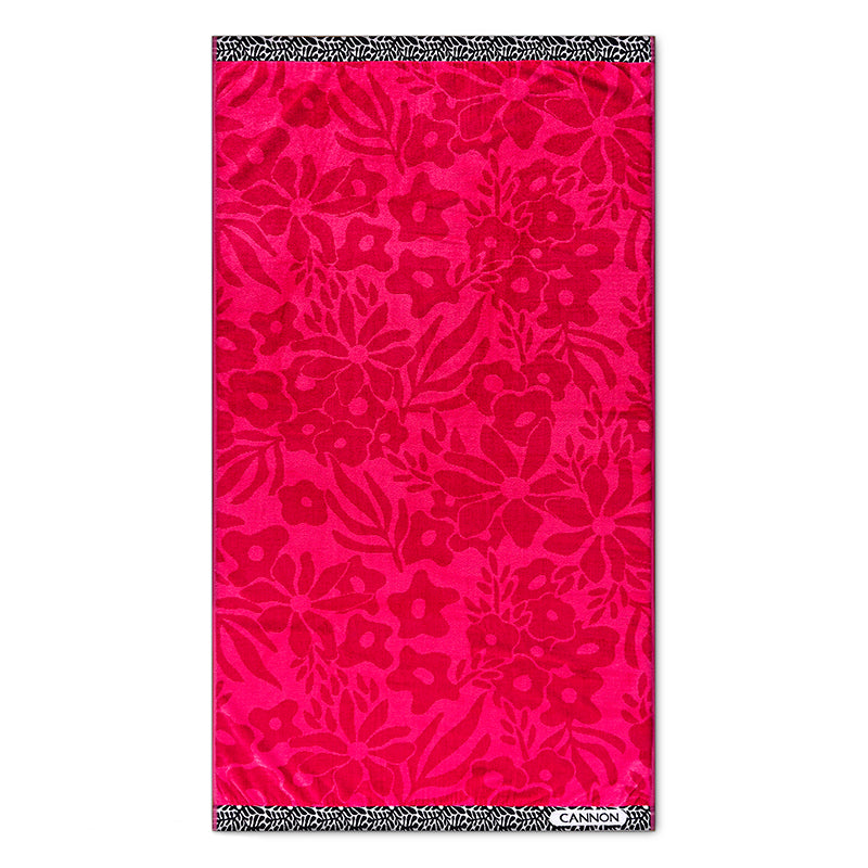 Toalla de playa Cannon Bugambilia extendida 80x160 cm