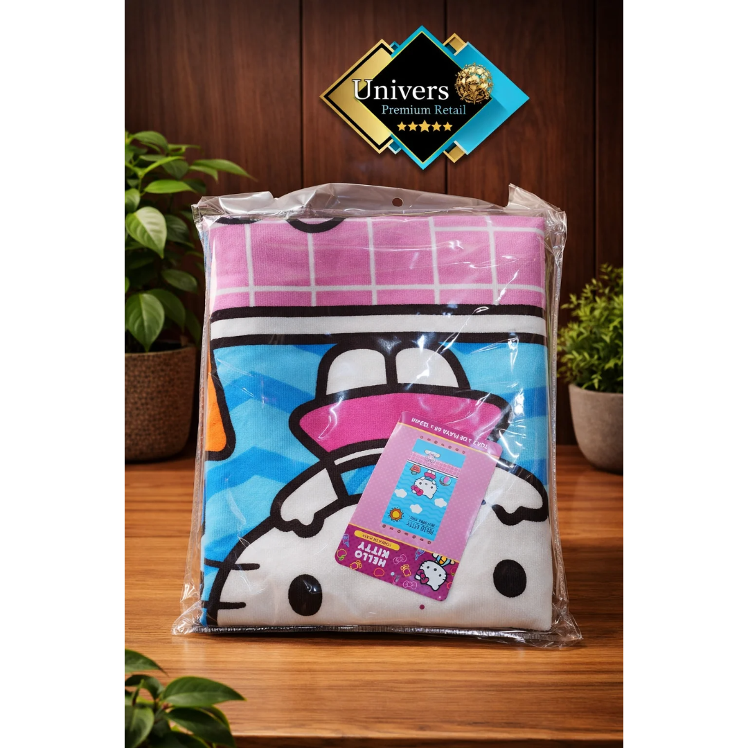 Toalla de Playa Hello Kitty 68 x 137 cm