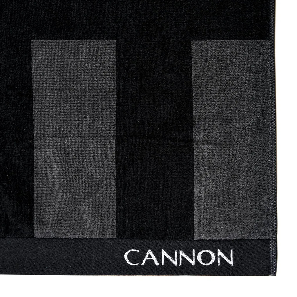 Detalle tejido jacquard y logo Cannon bordado