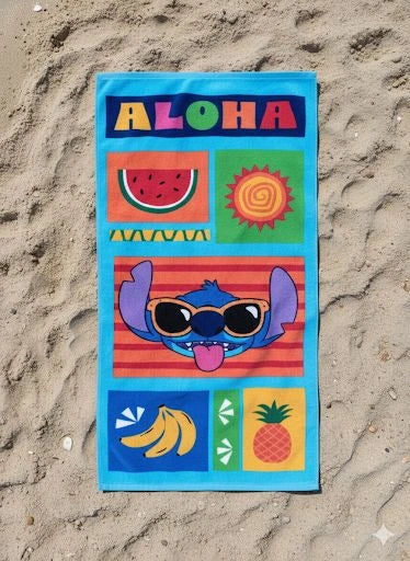 Toalla de Playa Disney  Stitch® Aloha