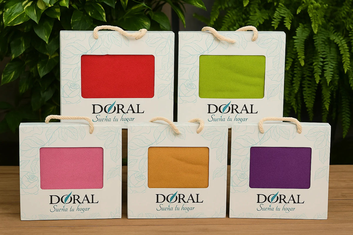 Toallas de Baño Doral – Variedades de Colores (100% algodón / alta absorción)