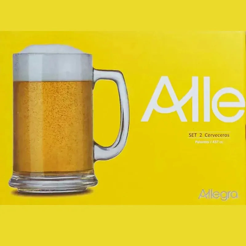 Set 2 Vasos Cerveceros Palermo 437cc