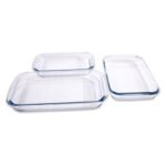 Set 3 Fuentes de Vidrio Rectangular - Sevilla - Imagen 3