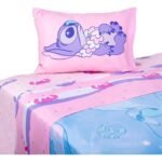 Sábana Infantil Mashini Disney- Stitch Galaxy Rosa - 1.5 Plazas