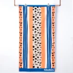 Toalla Playa Jacquard Algodón 75x150 cms Guepardo - Mashini