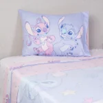 Sábana Infantil - Stitch Galaxy - 1.5 Plazas