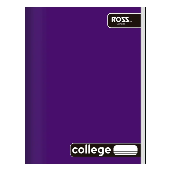 Cuaderno Ross College Liso - Ciencias - 80 Hojas - Pack x 10