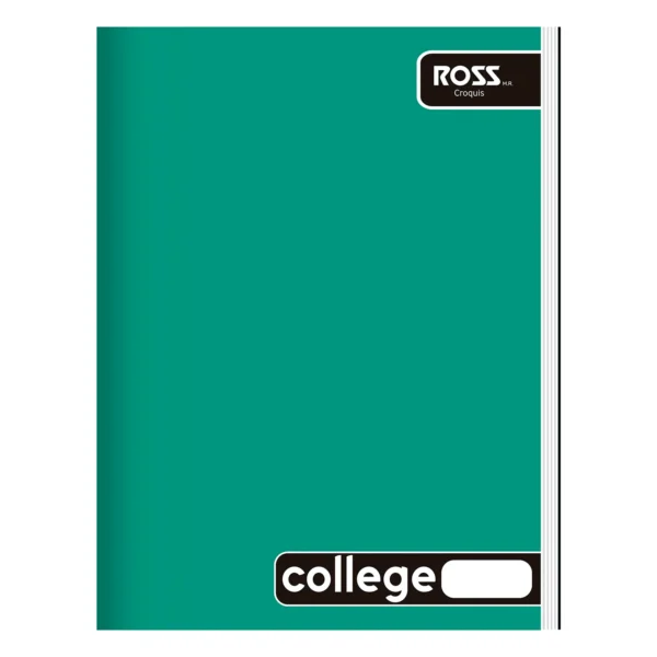 Cuaderno Ross College Liso - Croquis - 80 Hojas - Pack x 10