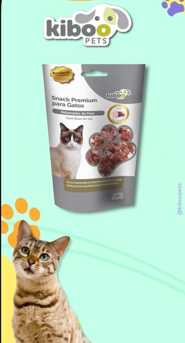 Snack premium para gatos kiboo Pets 
Caja 12 unidades