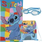 mashini Set Toalla Lentes de Agua y Bolso Stitch Groo