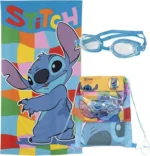 mashini Set Toalla Lentes de Agua y Bolso Stitch Groo