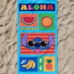 Toalla de Playa Disney  Stitch aloha