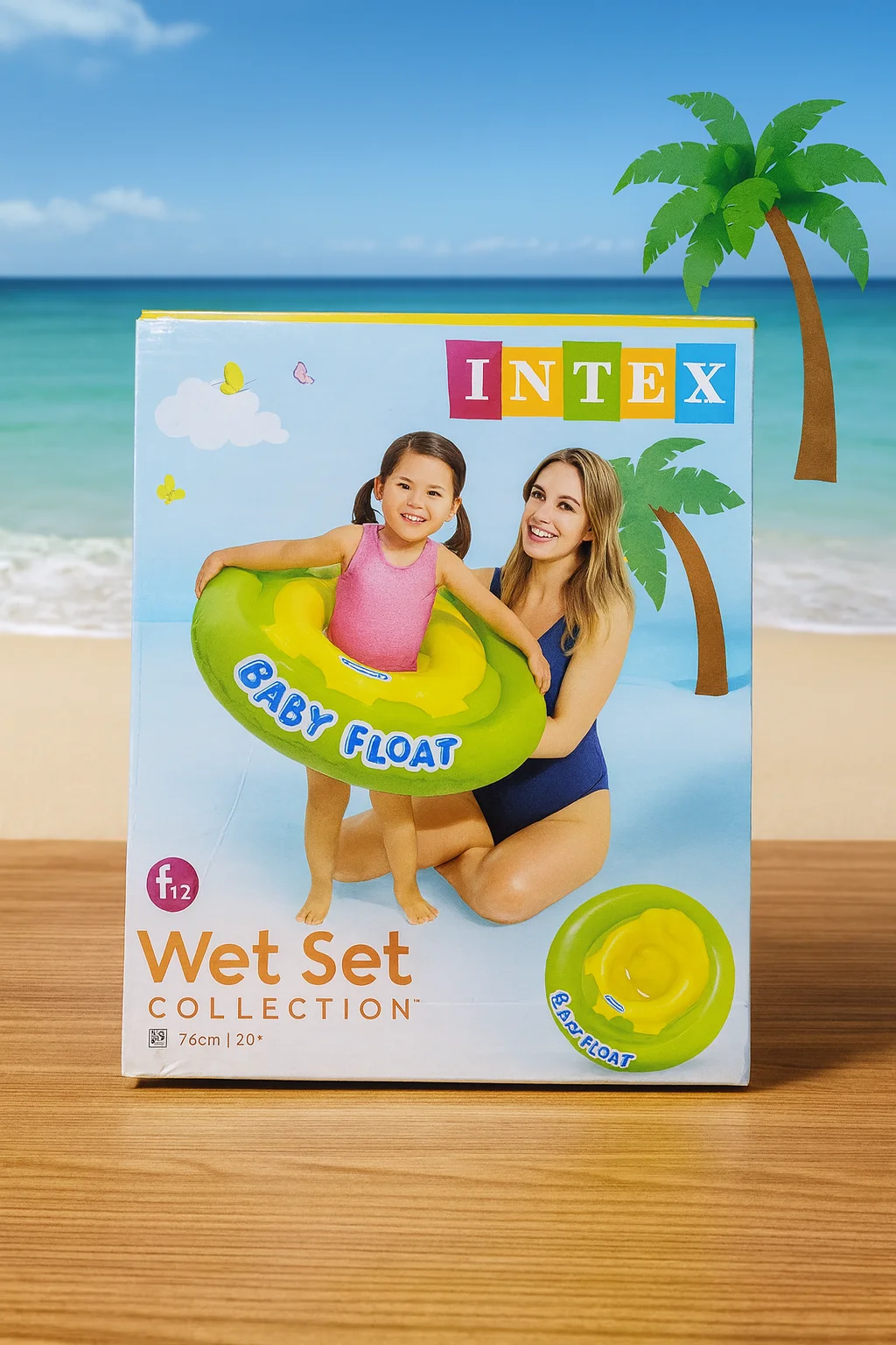 inlfable baby float flotador baby float intex - Imagen 1