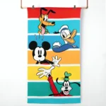 Toalla Playa con Bolso Mickey Friend