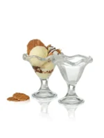 Set 4 Copas de Postre Allegra Vittoria – 240 cc de Elegancia para tu Mesa