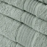 Set de 6 Toallas Cannon Home – 100% Algodón / Menta Lisa - Imagen 3