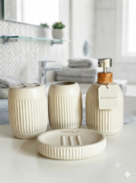 Set de Baño Chantilly Bacco 4 Piezas | Diseño Moderno - Imagen 4