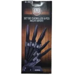 Set de Cuchillos 6 Piezas con Base Acrílica – B&B Kitchen