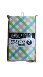Set de Paños de Microfibra Doral 3 Piezas – 40 x 48 cm - Imagen 9