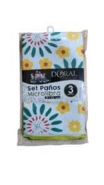 Set de Paños de Microfibra Doral 3 Piezas – 40 x 48 cm - Imagen 3