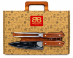 Set Parrillero B&B Kitchen – Tabla + Cuchillo + Tenedor - Imagen 2