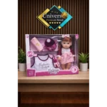 Muñeca Fashion Baby con Accesorios – Set de Cuidado Infantil