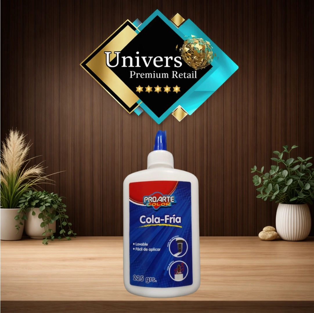 Cola_fria_225_1 Cola Fría Proarte Color 225 g – Pegamento Escolar Multiuso - Imagen 1