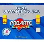 Pack x10 Papel Diamante Vegetal Proarte Color – 6 Hojas (26,5 x 37,5 cm)