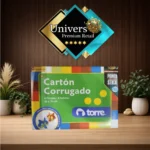 Pack x10 Cartón Corrugado Torre – 6 Pliegos + 6 Colores (25 x 35 cm)