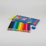 Lápices de Colores Mega Proarte Color + Sacapuntas – 13 Unidades (12 Colores) - Imagen 3