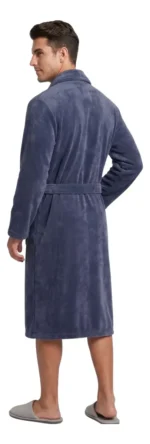 SET BATA + PANTUFLAS POLAR CHANTILLY - Imagen 2