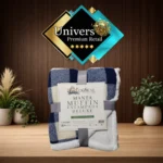MANTA MUFFIN SHERPA DORAL STAMPADA COLOR  AZUL