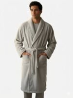 SET BATA + PANTUFLAS POLAR CHANTILLY - Imagen 4