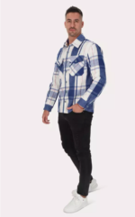 CHAQUETA OVERSHIRT FRANELA GANGSTER - Imagen 3