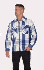 CHAQUETA OVERSHIRT FRANELA GANGSTER