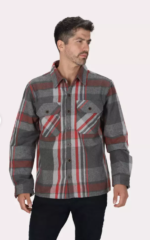 CHAQUETA OVERSHIRT FRANELA GANGSTER