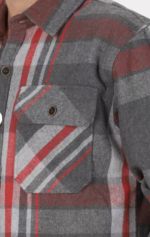 CHAQUETA OVERSHIRT FRANELA GANGSTER - Imagen 4
