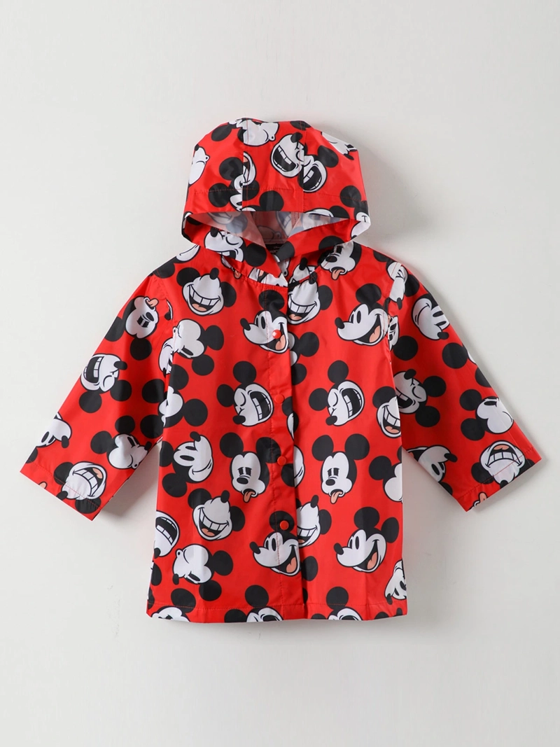 IMPERMEABLE mickey CHAQUETA INFANTIL DISNEY ROJO IMPERMEABLE MICKEY - Imagen 1